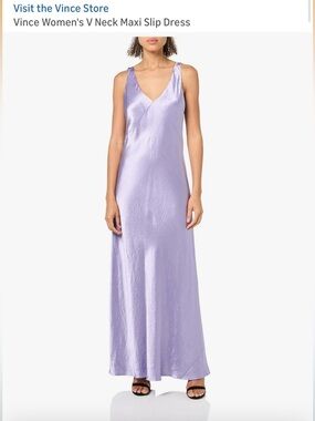 Vince Purple Naia Midi Dress Size Large NWT #Lux-Q